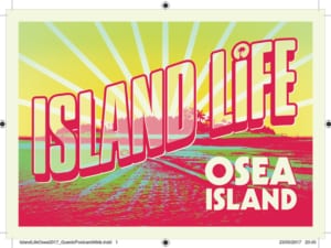 Digital Printed Poster of Island Life